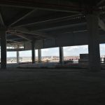 Terasa panoramică. Stadiu lucrări Promenada Mall Craiova, 20 aprilie 2023