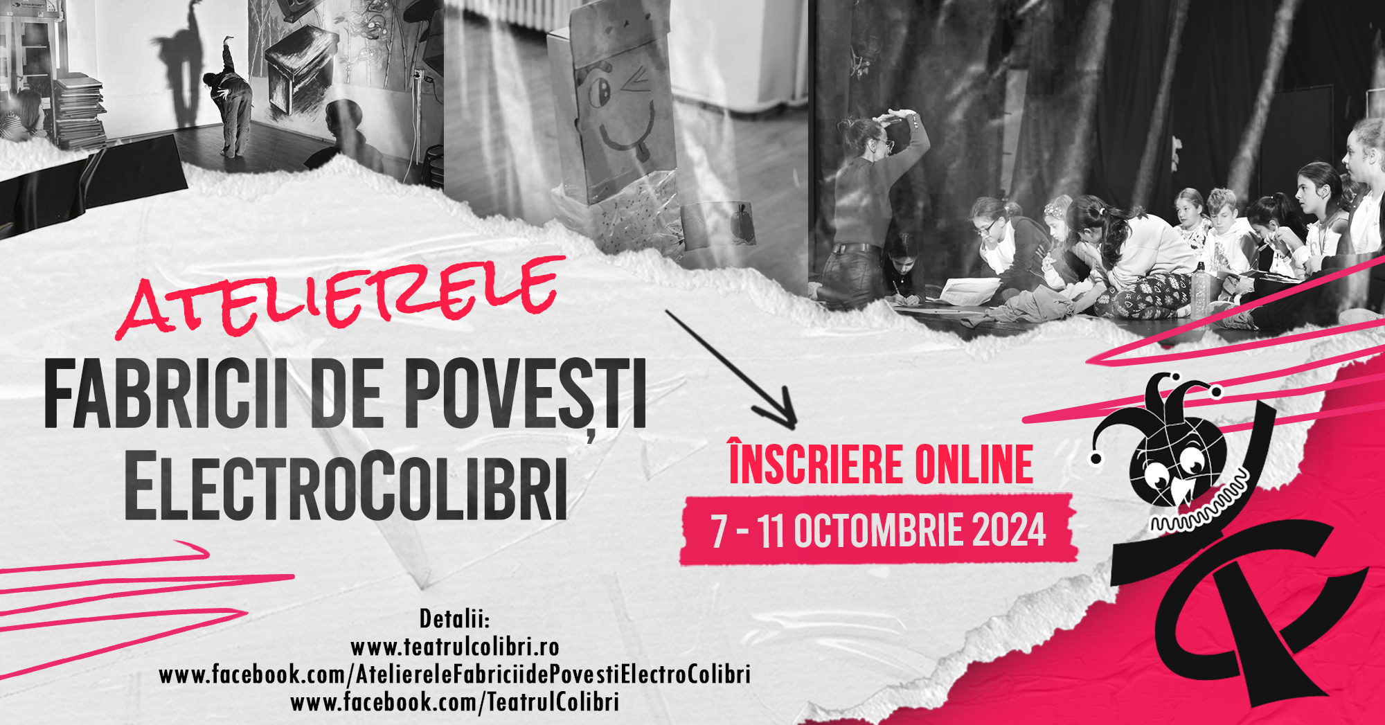 Teatrul ”Colibri” organizează o nouă serie de ateliere de creație. Înscrierile, din 7 octombrie – stiricraiova.ro